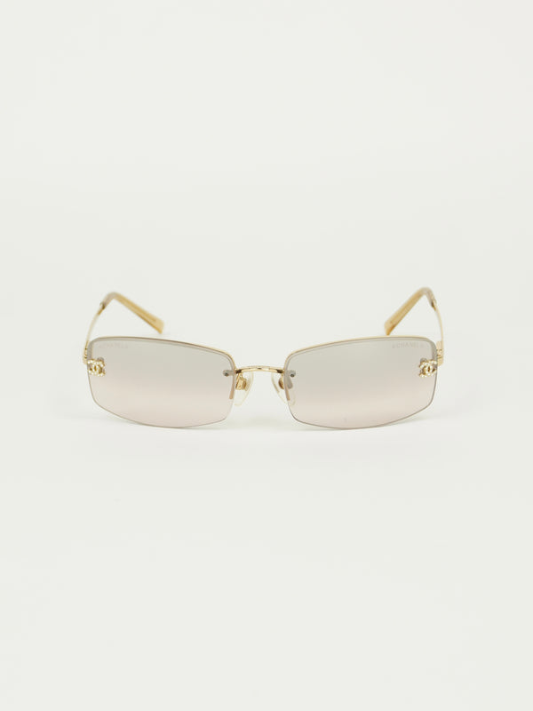 CHANEL RHINESTONE SUNGLASSES