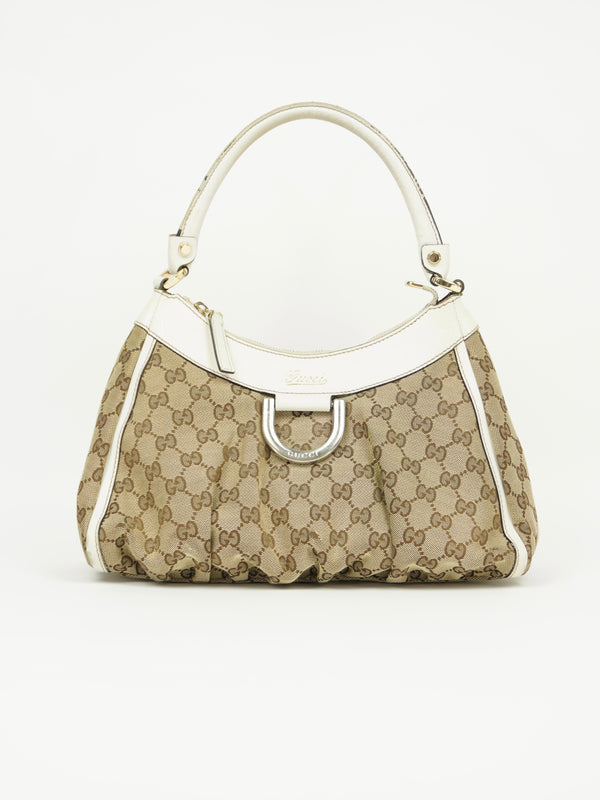 GUCCI MONOGRAM ABBEY BAG