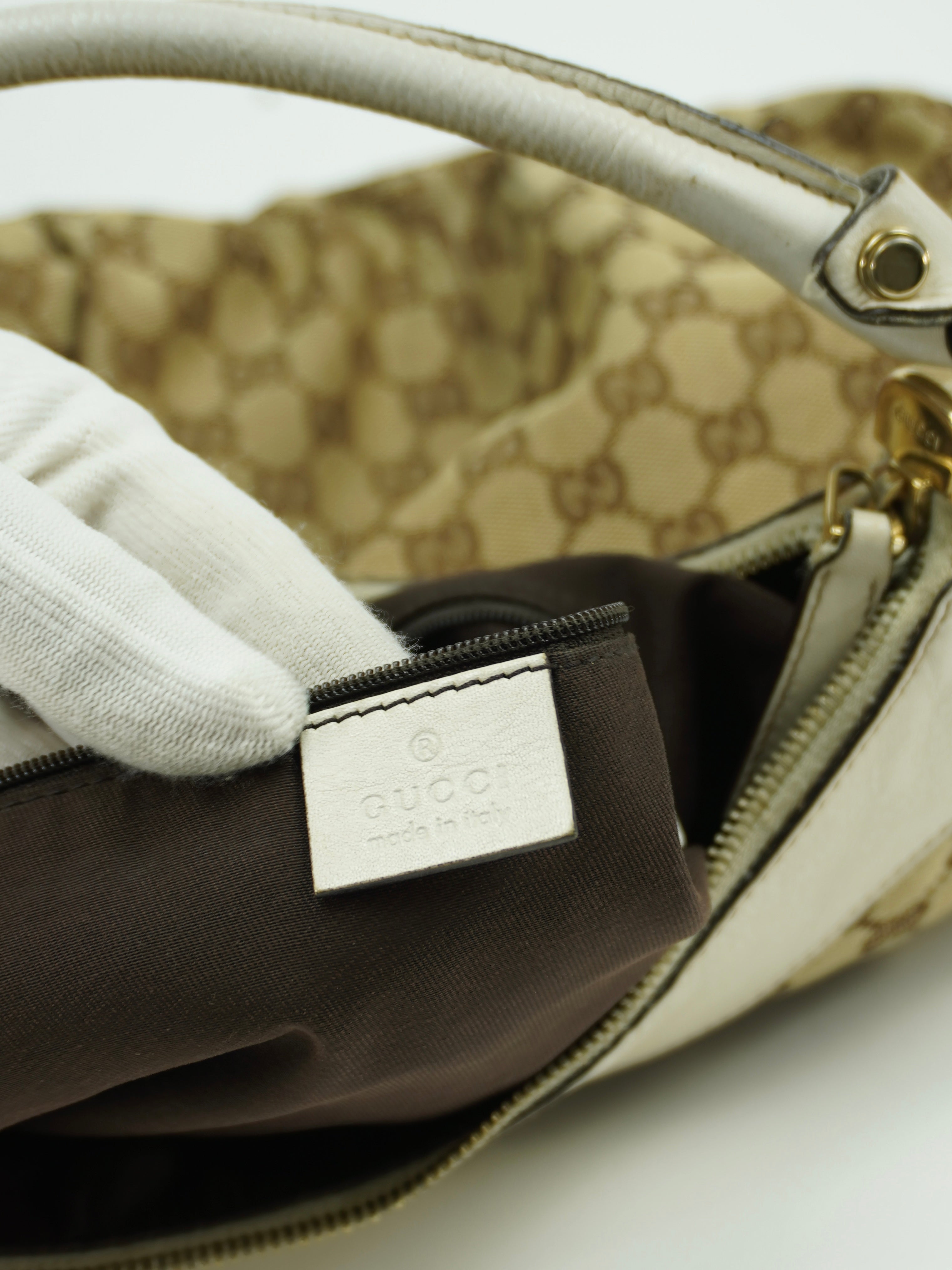 GUCCI MONOGRAM ABBEY BAG