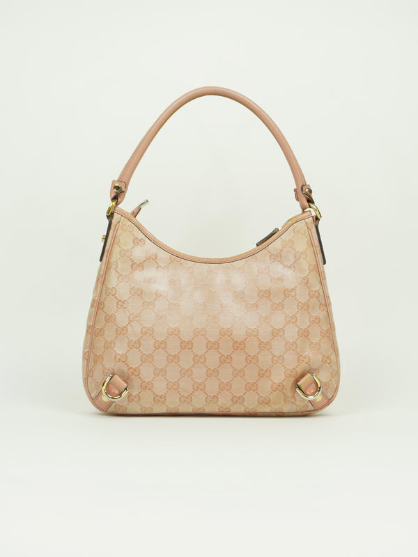 GUCCI MONOGRAM D RING BAG