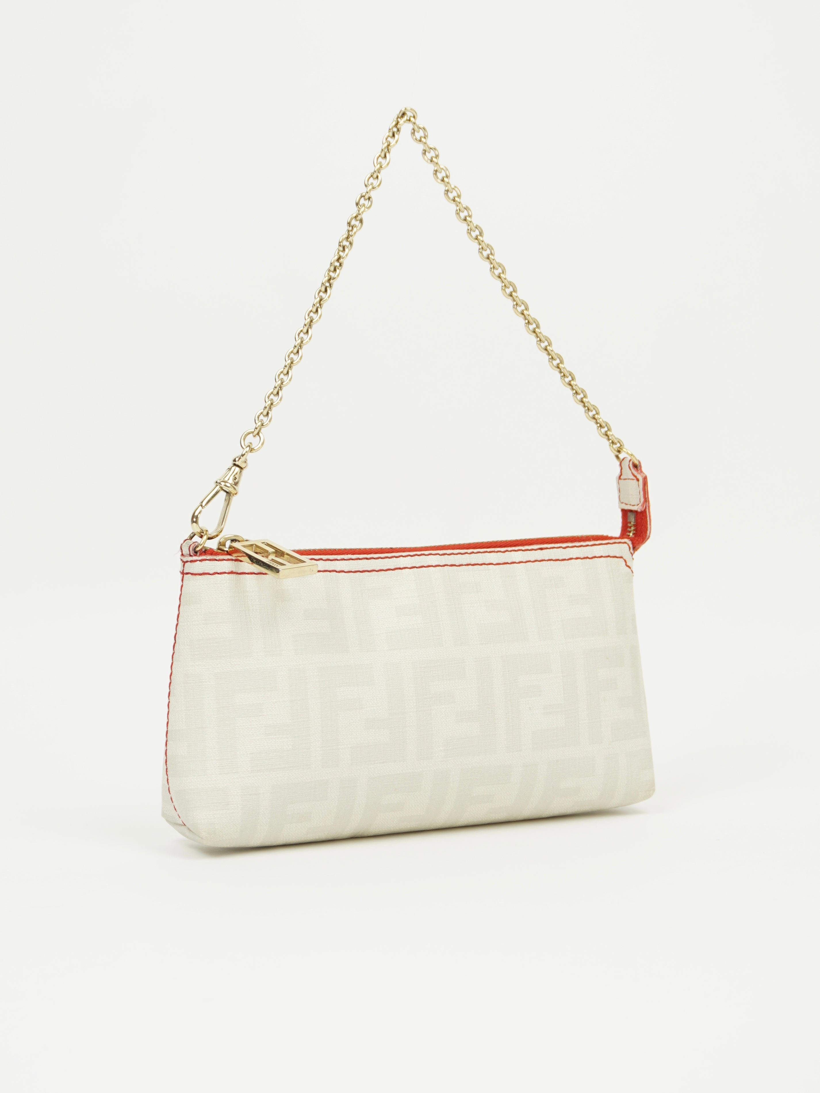 FENDI ZUCCA CHAIN BAG