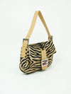 FENDI CALF HAIR ZEBRA BAGUETTE