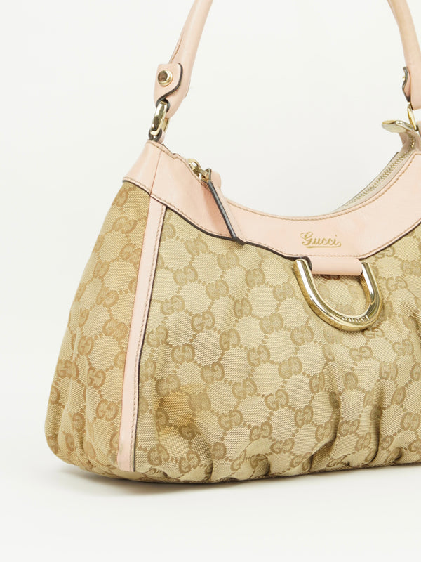 GUCCI MONOGRAM ABBEY BAG