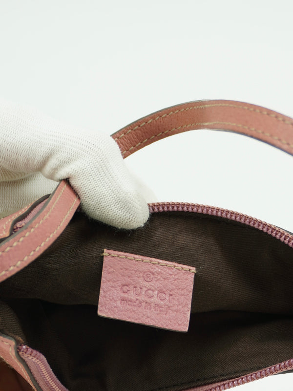 GUCCI MONOGRAM BAG WITH CHARM