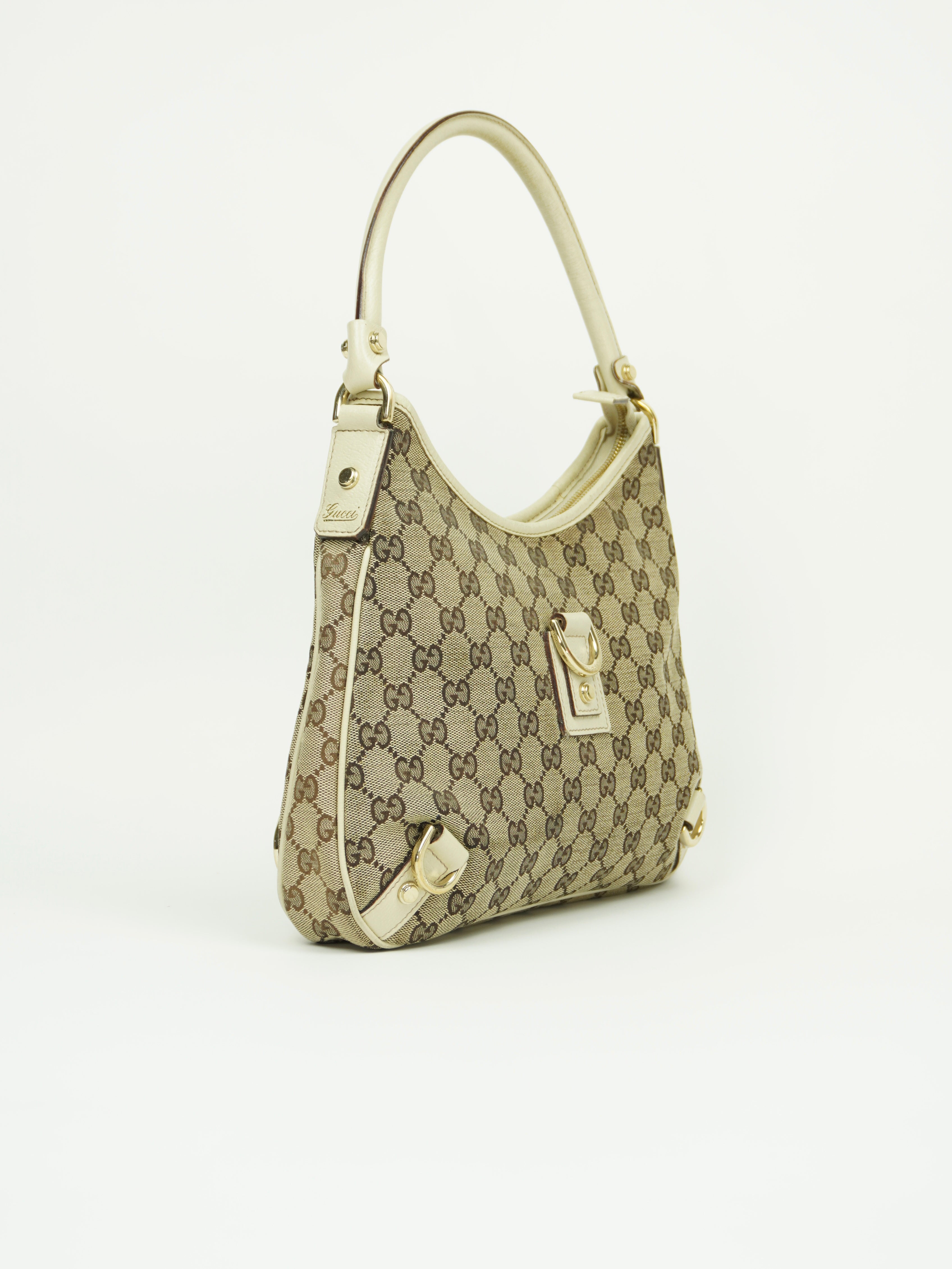 GUCCI MONOGRAM D RING BAG