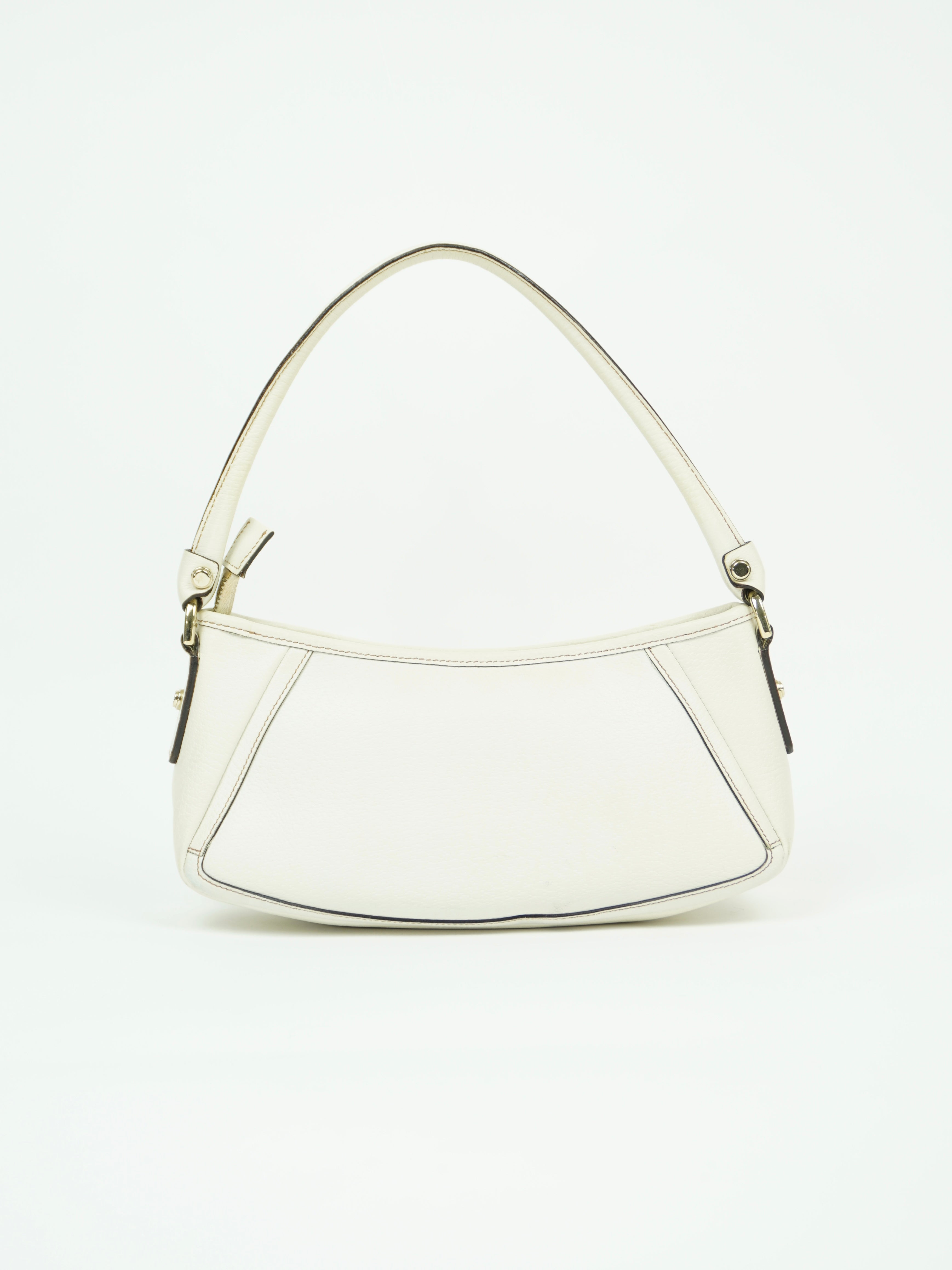 GUCCI LEATHER SHOULDER BAG