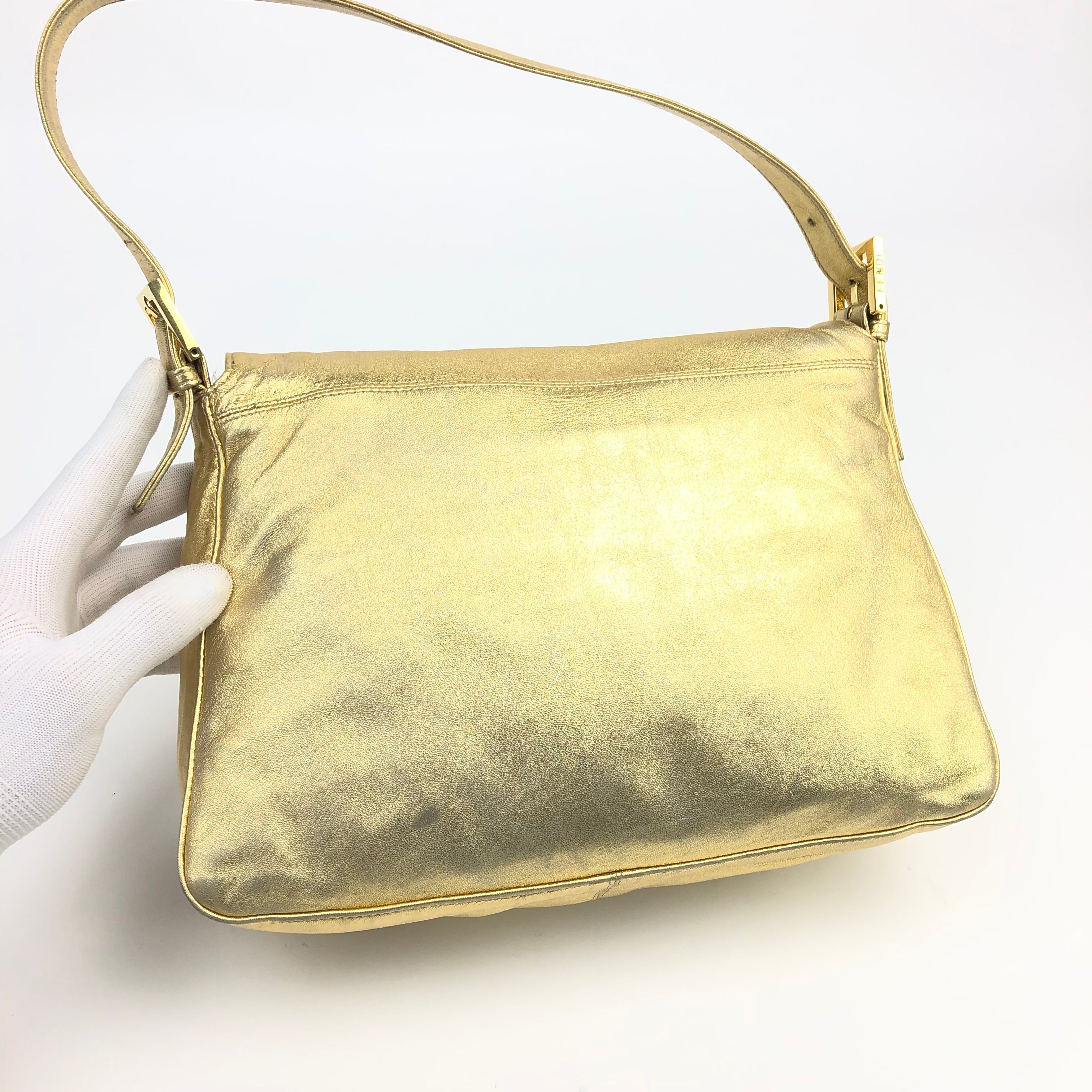 FENDI GOLD MAMA BAGUETTE