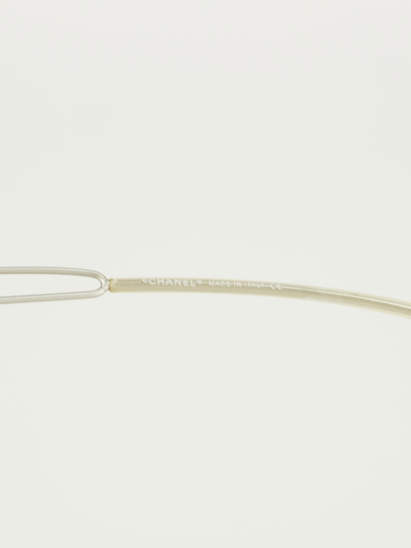 CHANEL RIMLESS RHINESTONE SUNGLASSES