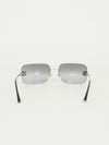 CHANEL RIMLESS RHINESTONE SUNGLASSES