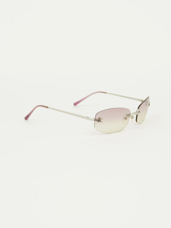 CHANEL RIMLESS SUNGLASSES