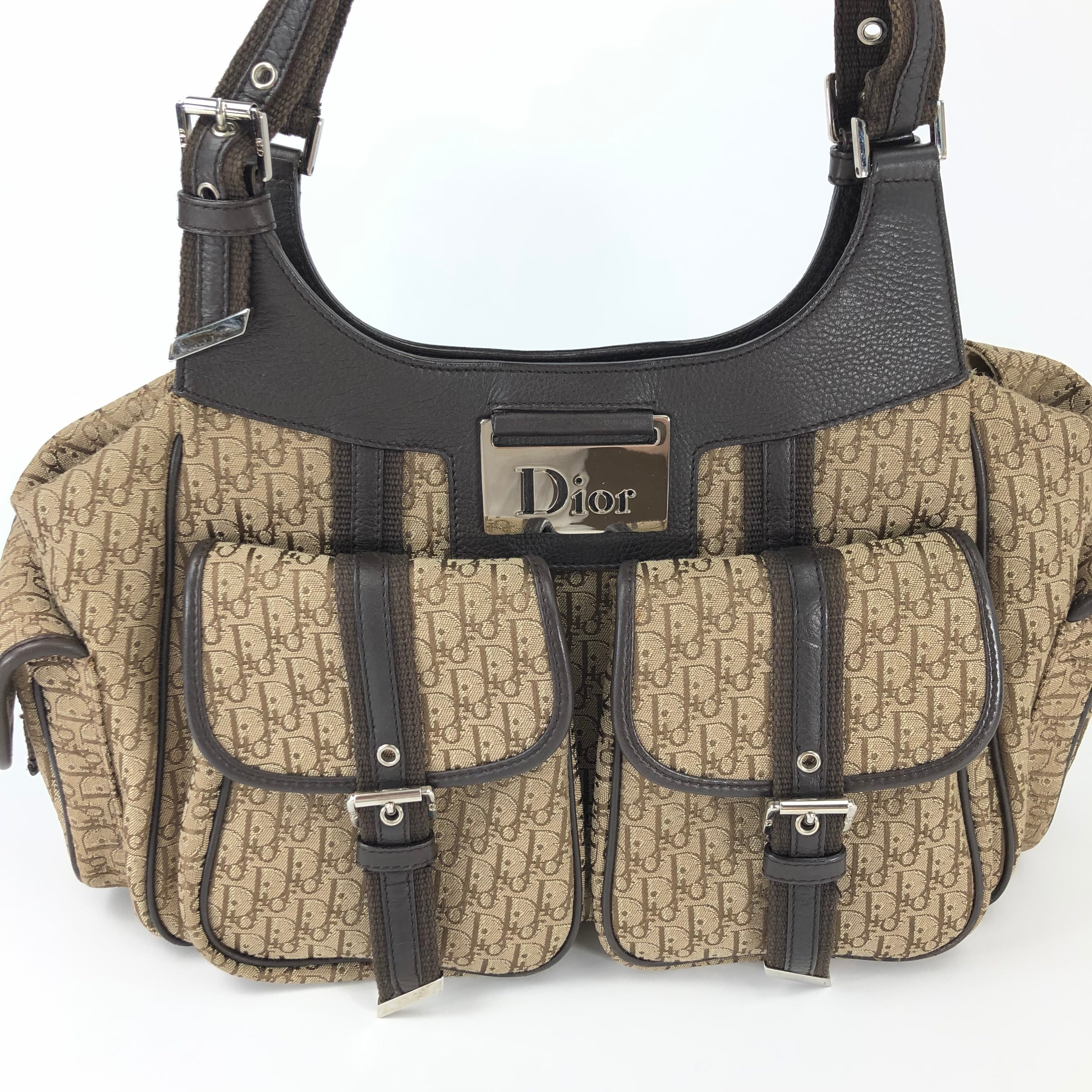 CHRISTIAN DIOR MONOGRAM SHOULDER BAG