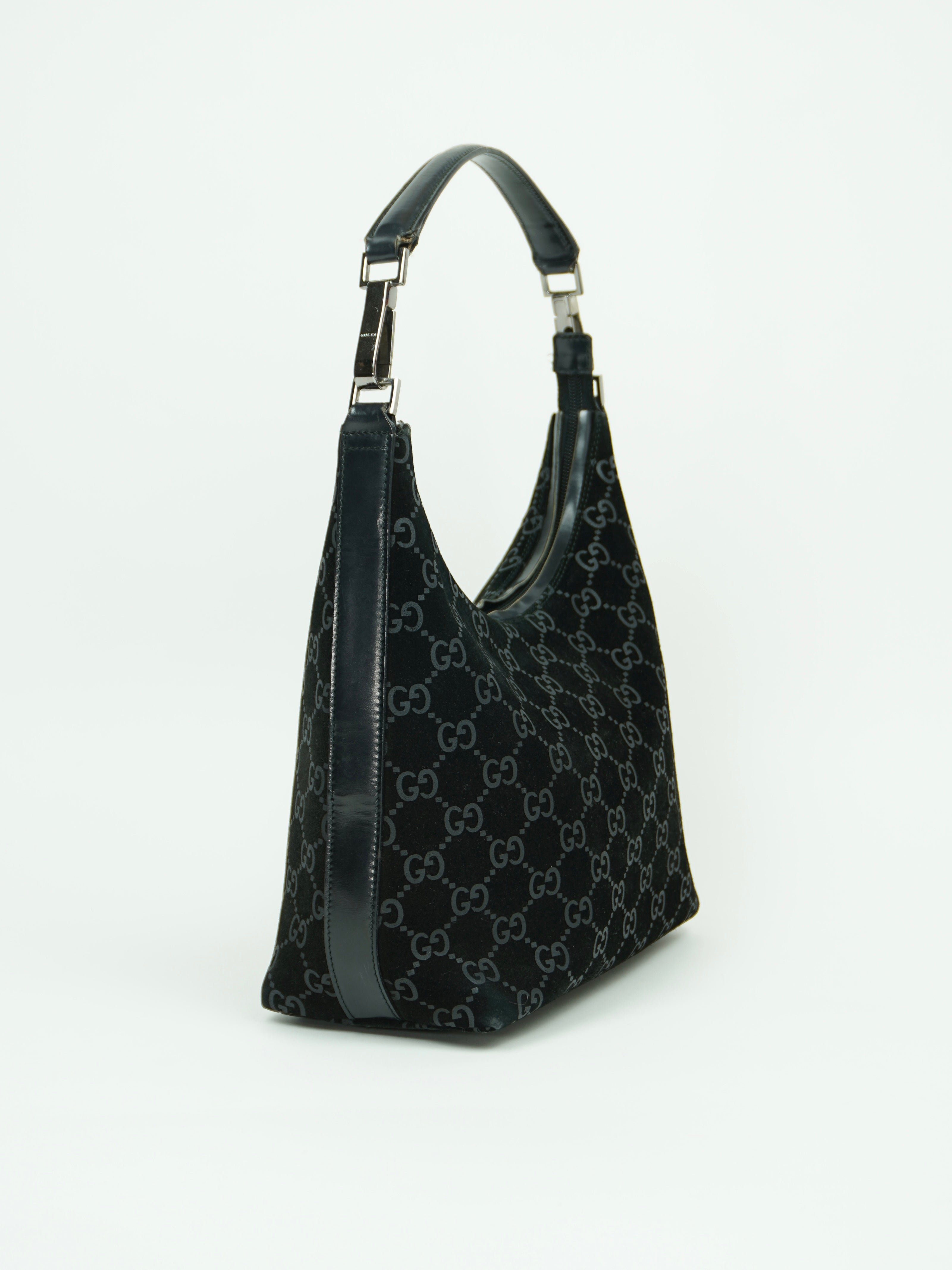 GUCCI TOM FORD SUEDE SHOULDER BAG