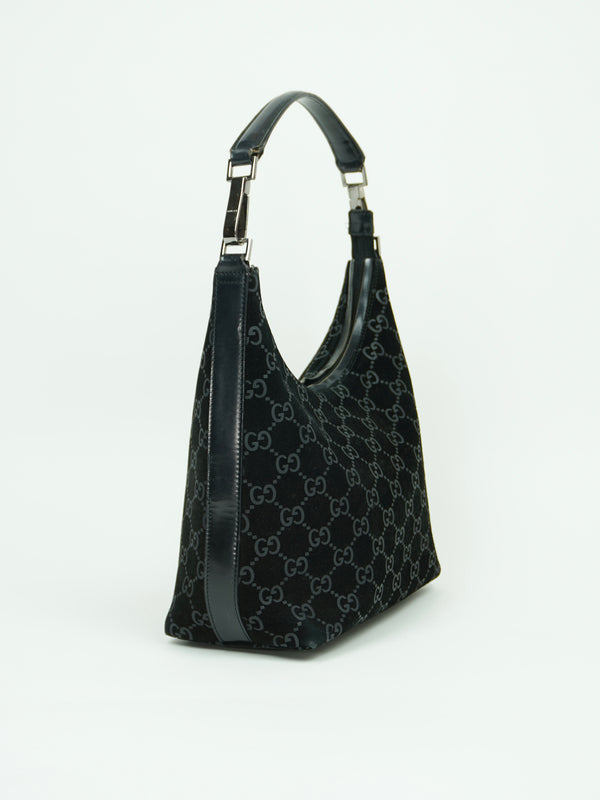 GUCCI TOM FORD SUEDE SHOULDER BAG