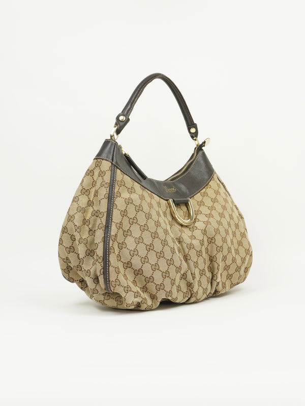 GUCCI MONOGRAM ABBEY BAG