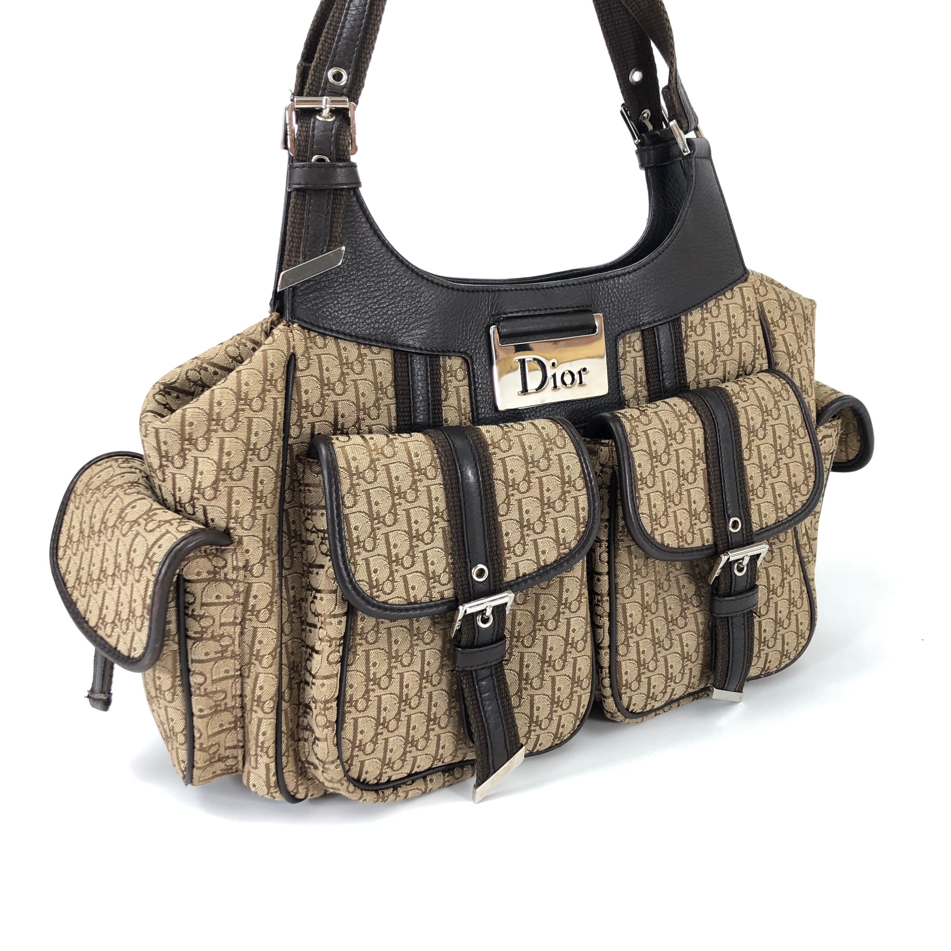 CHRISTIAN DIOR MONOGRAM SHOULDER BAG