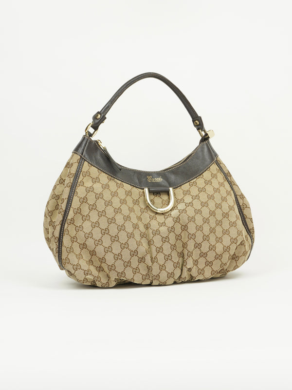 GUCCI MONOGRAM ABBEY BAG