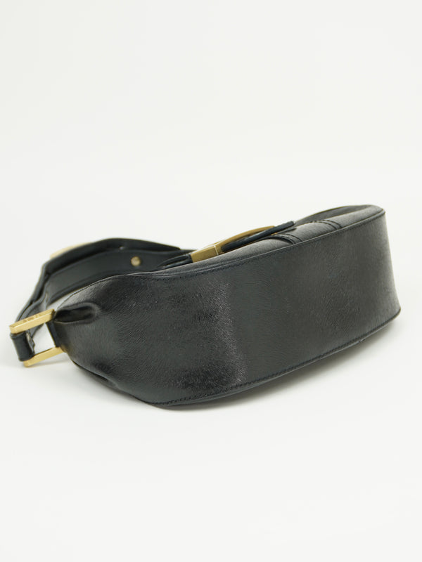 FENDI LEATHER BAG WITH GOLD HARDWARE