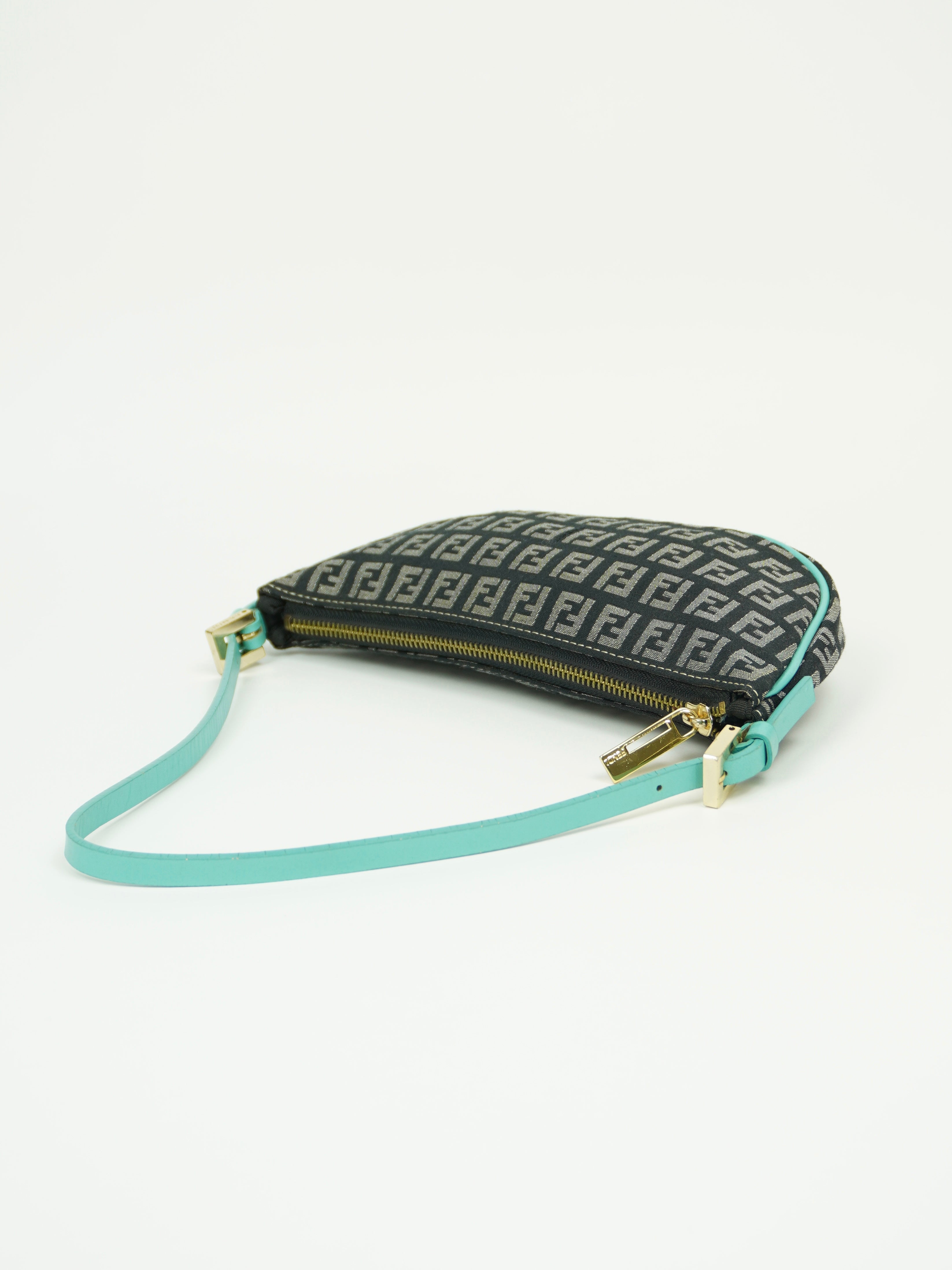 FENDI ZUCCA CRESCENT BAG