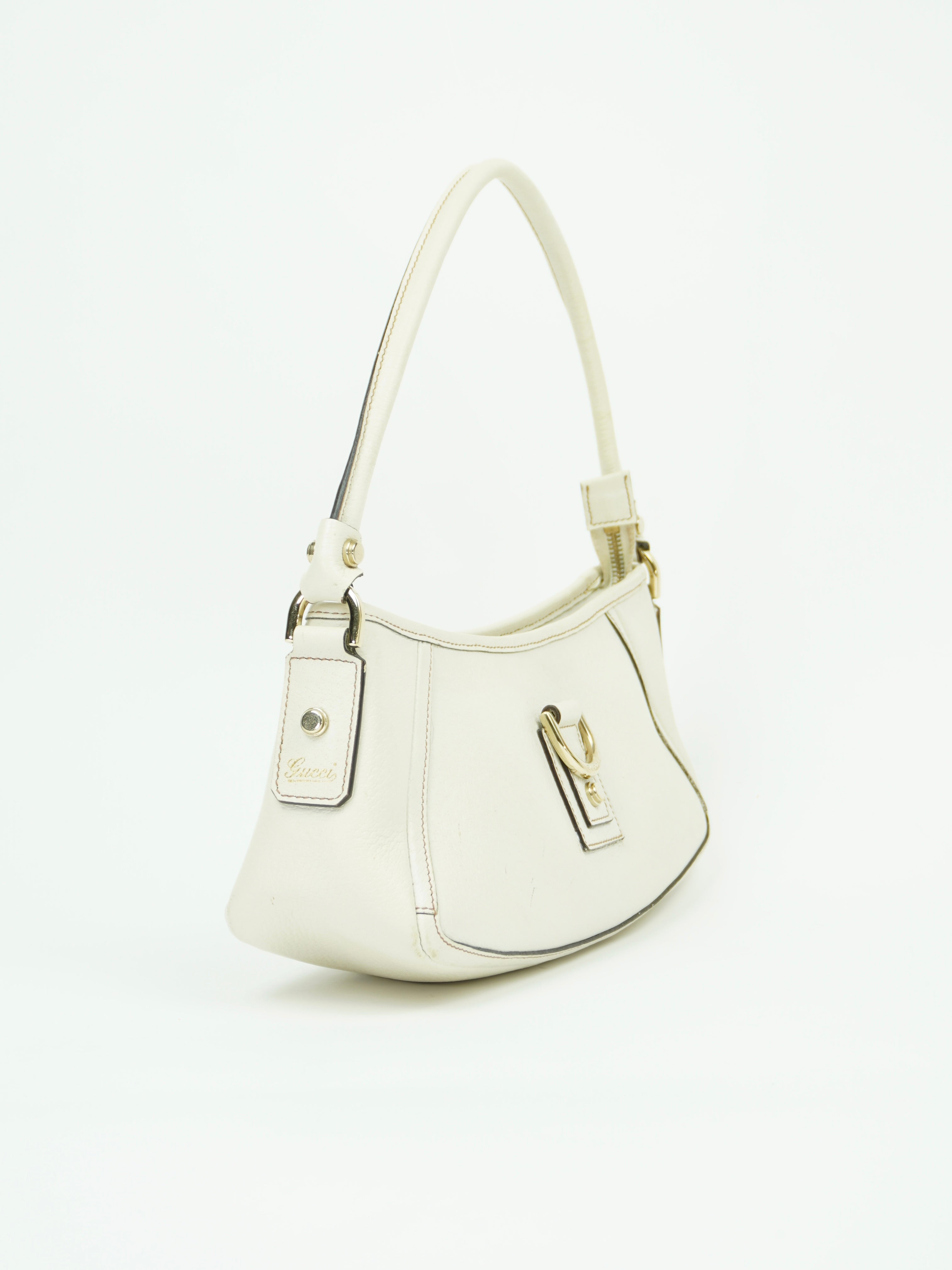 GUCCI LEATHER SHOULDER BAG