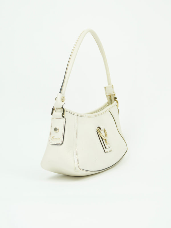 GUCCI LEATHER SHOULDER BAG