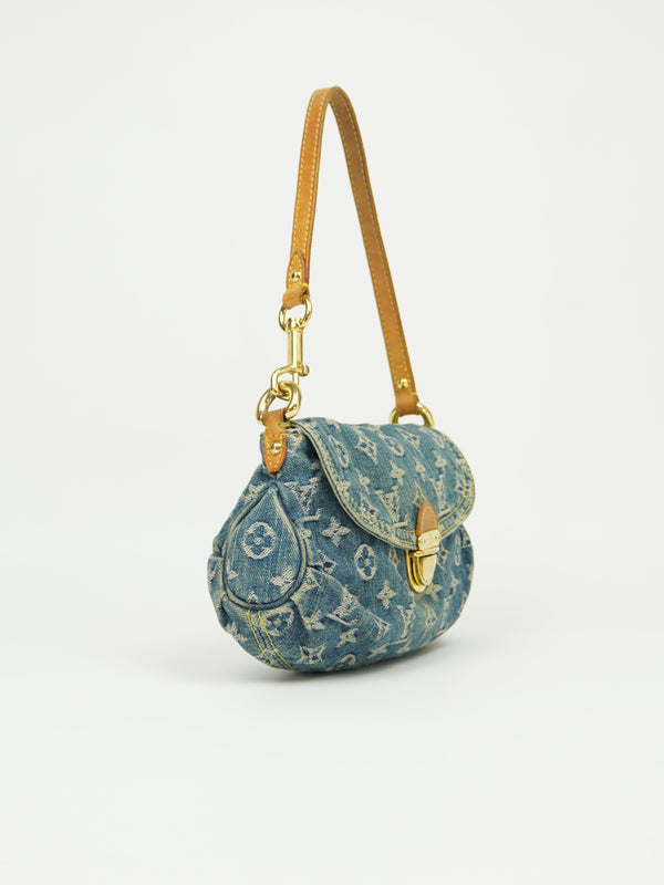 LOUIS VUITTON DENIM PLEATY BAG