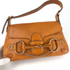 GUCCI HORSEBIT CHAIN LEATHER SHOULDER BAG