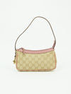 GUCCI MONOGRAM BAG WITH CHARM