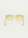 CHANEL RIMLESS RHINESTONE SUNGLASSES