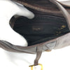 CHRISTIAN DIOR BROWN LEATHER SADDLE BAG
