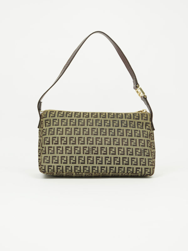 FENDI ZUCCA SHOULDER BAG