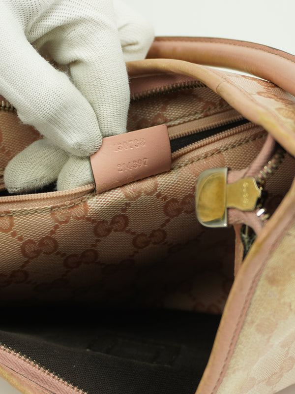 GUCCI MONOGRAM D RING BAG