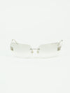 CHANEL RIMLESS RHINESTONE SUNGLASSES