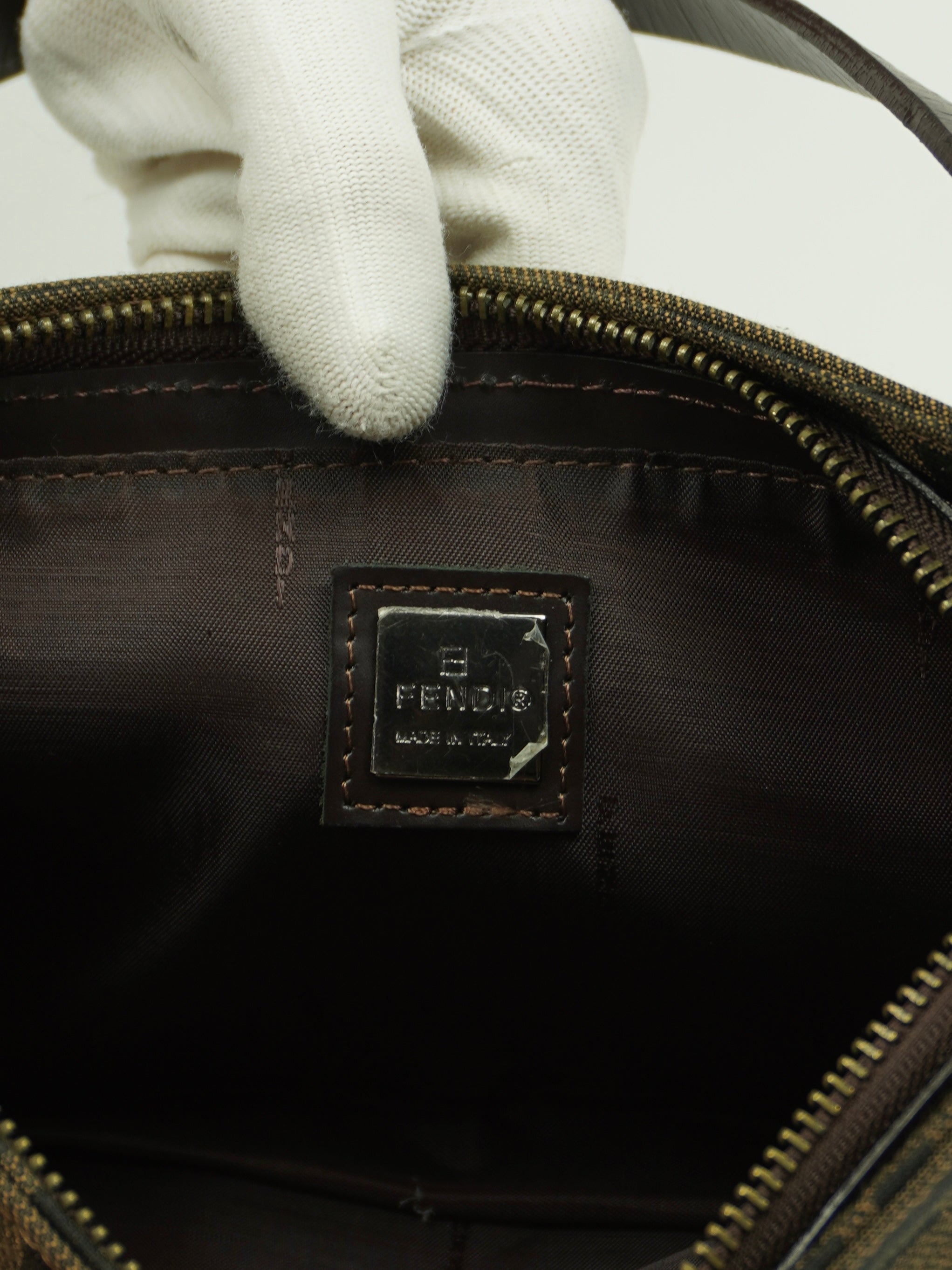 FENDI ZUCCA SHOULDER BAG