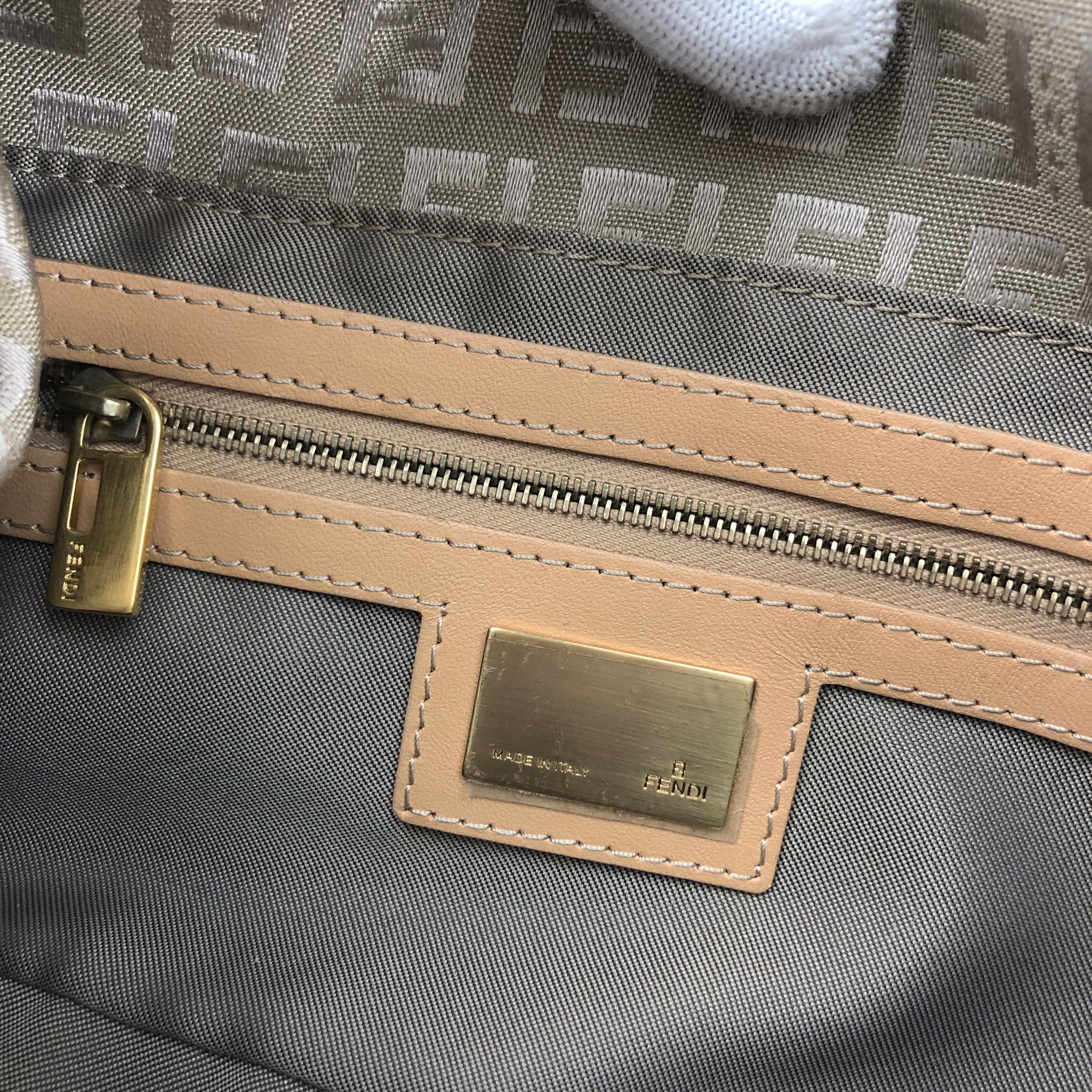FENDI ZUCCA SHOULDER BAG