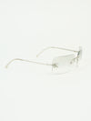 CHANEL RIMLESS RHINESTONE SUNGLASSES
