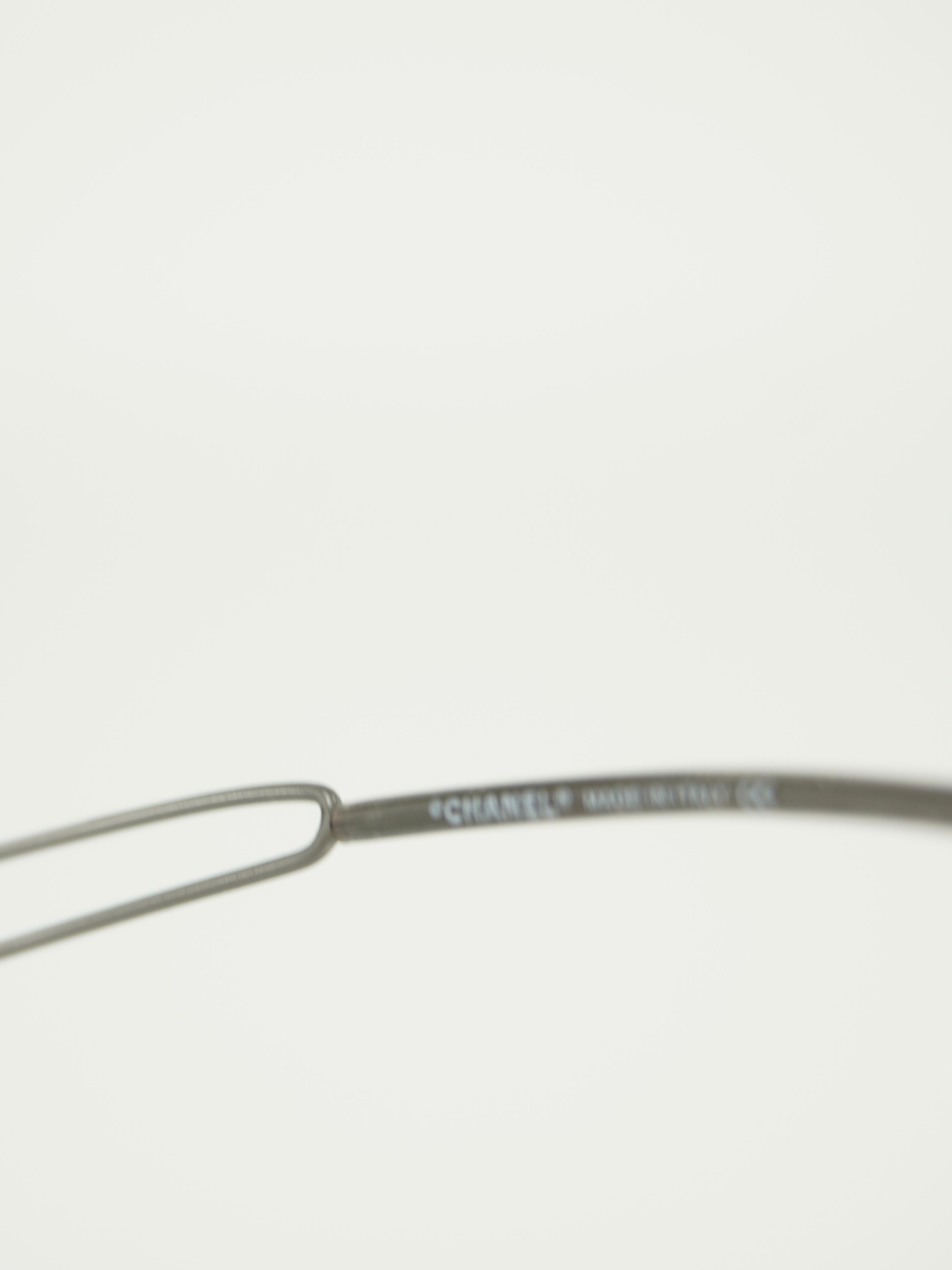CHANEL RIMLESS RHINESTONE SUNGLASSES