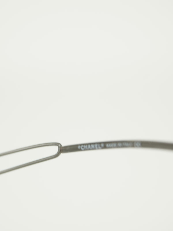 CHANEL RIMLESS RHINESTONE SUNGLASSES