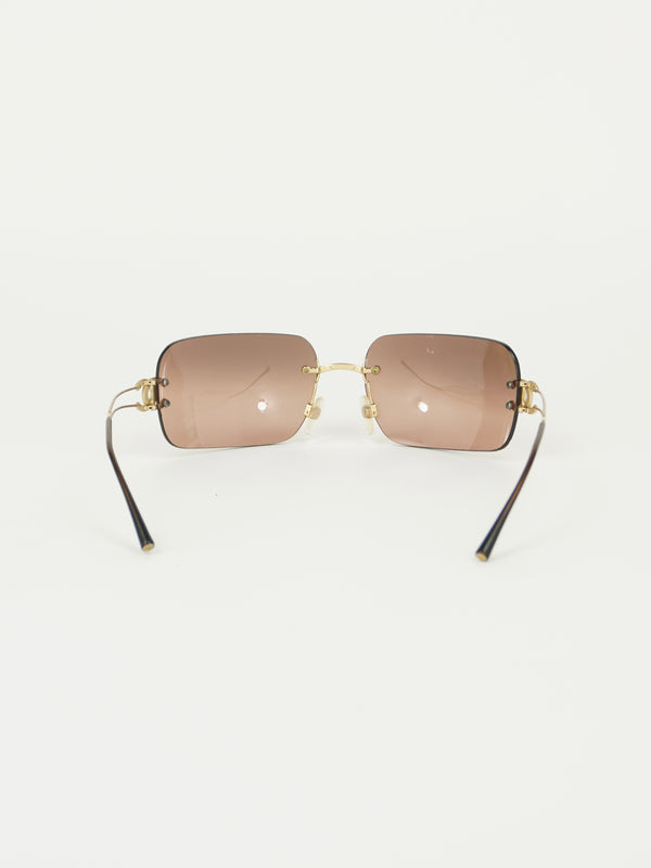 CHANEL RIMLESS SUNGLASSES