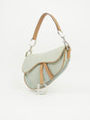CHRISTIAN DIOR DENIM SADDLE BAG