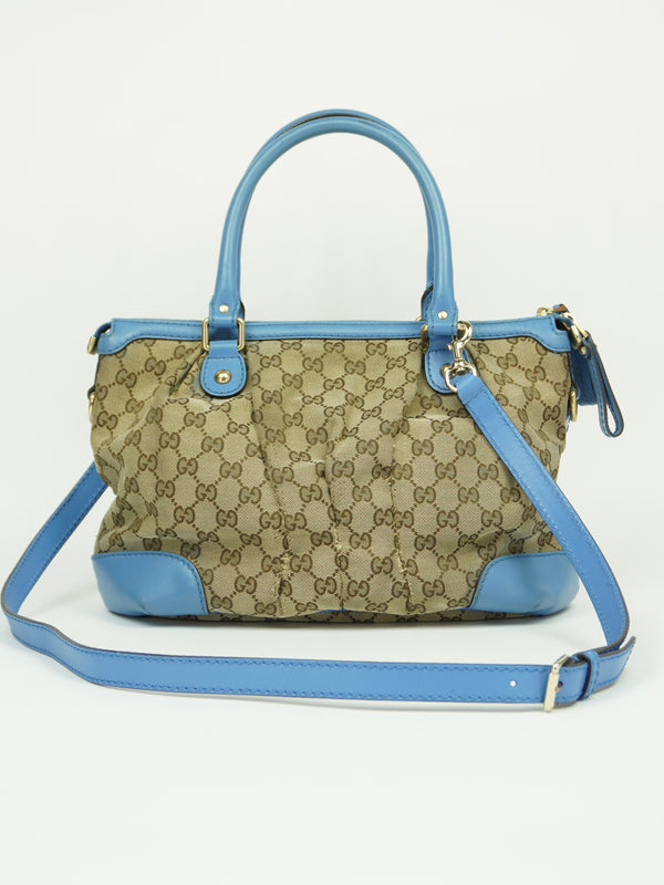 GUCCI MONOGRAM SUKEY TWO WAY BAG