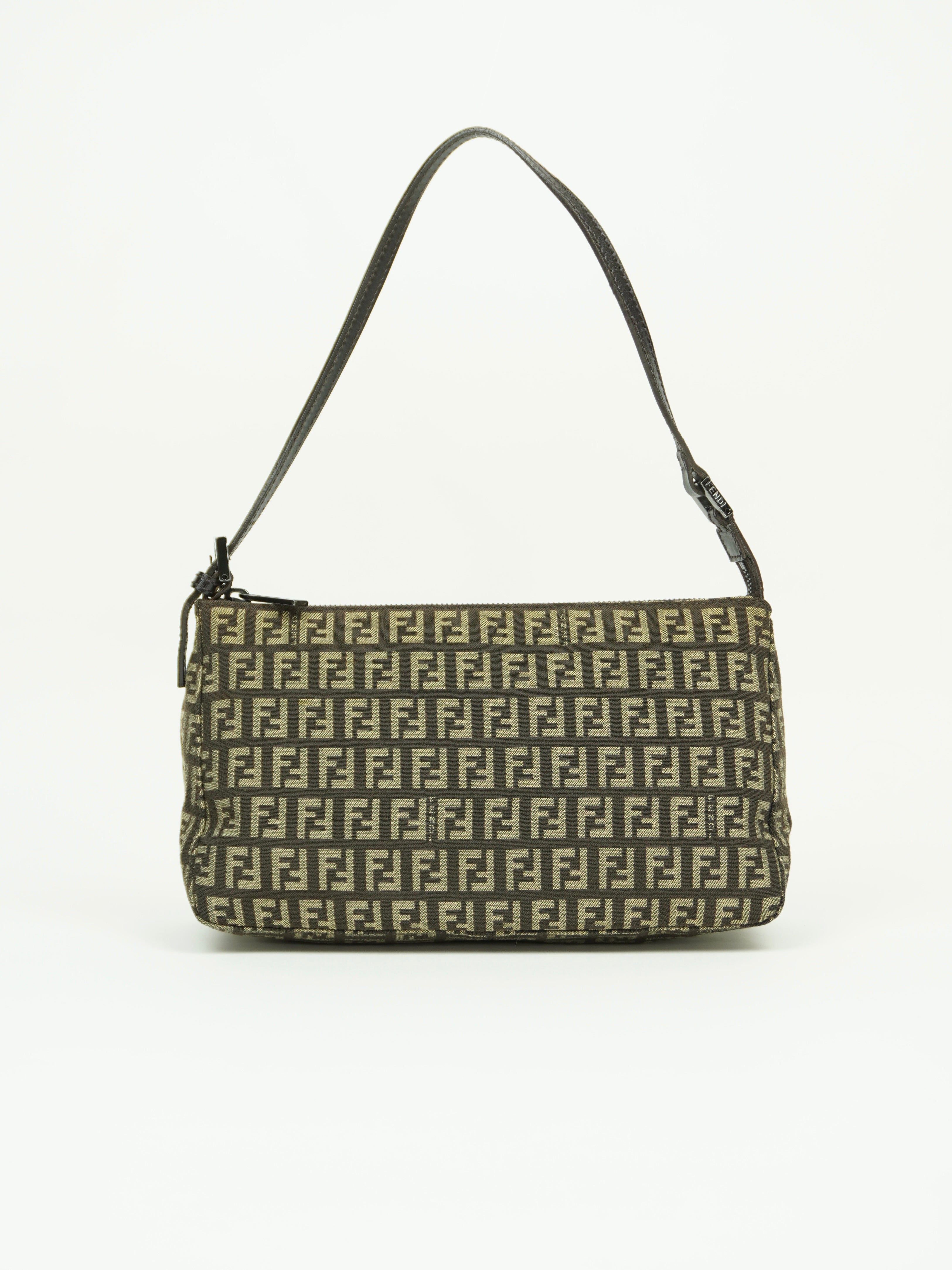 FENDI ZUCCA SHOULDER BAG