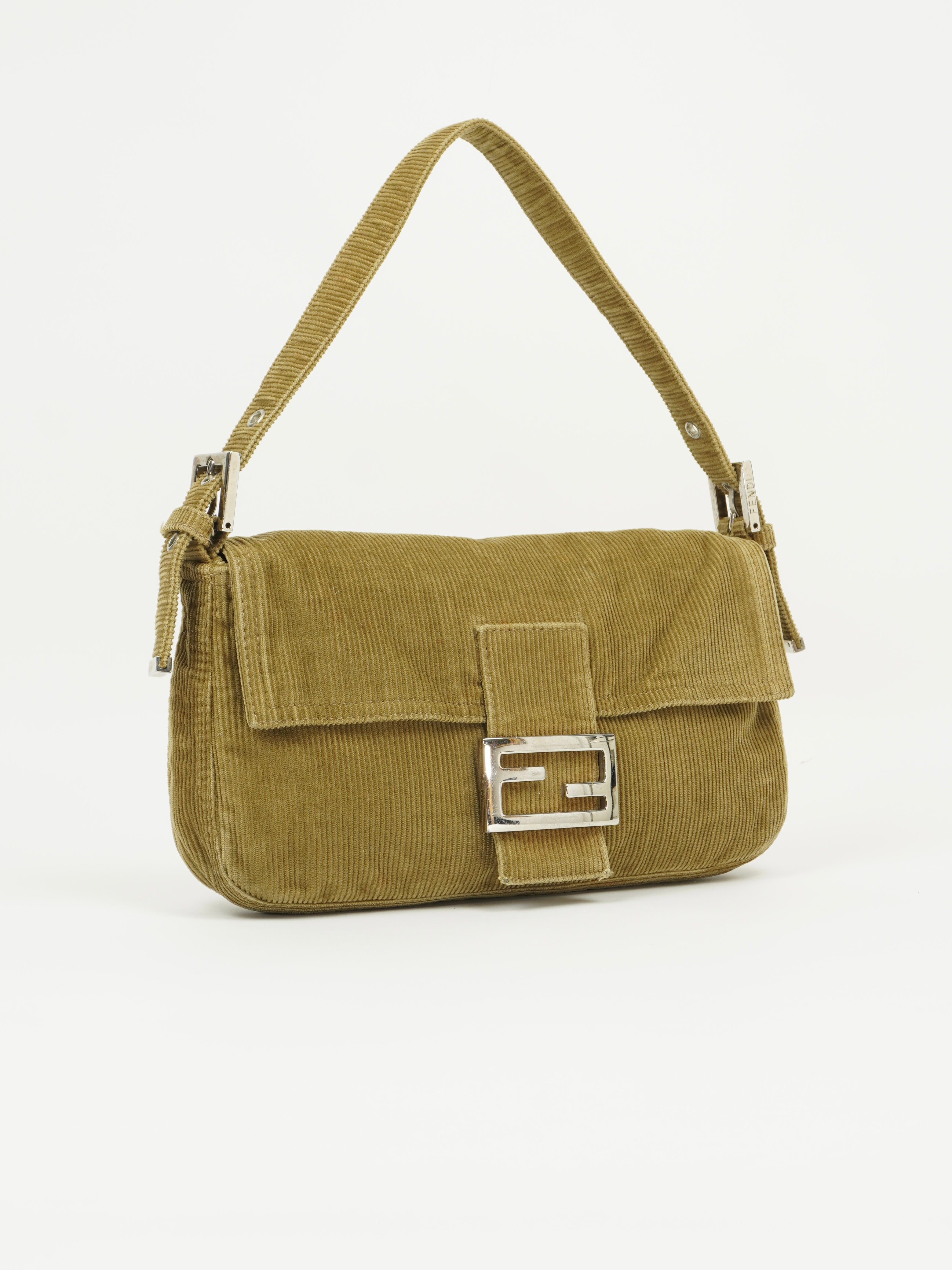 FENDI CORDUROY BAGUETTE