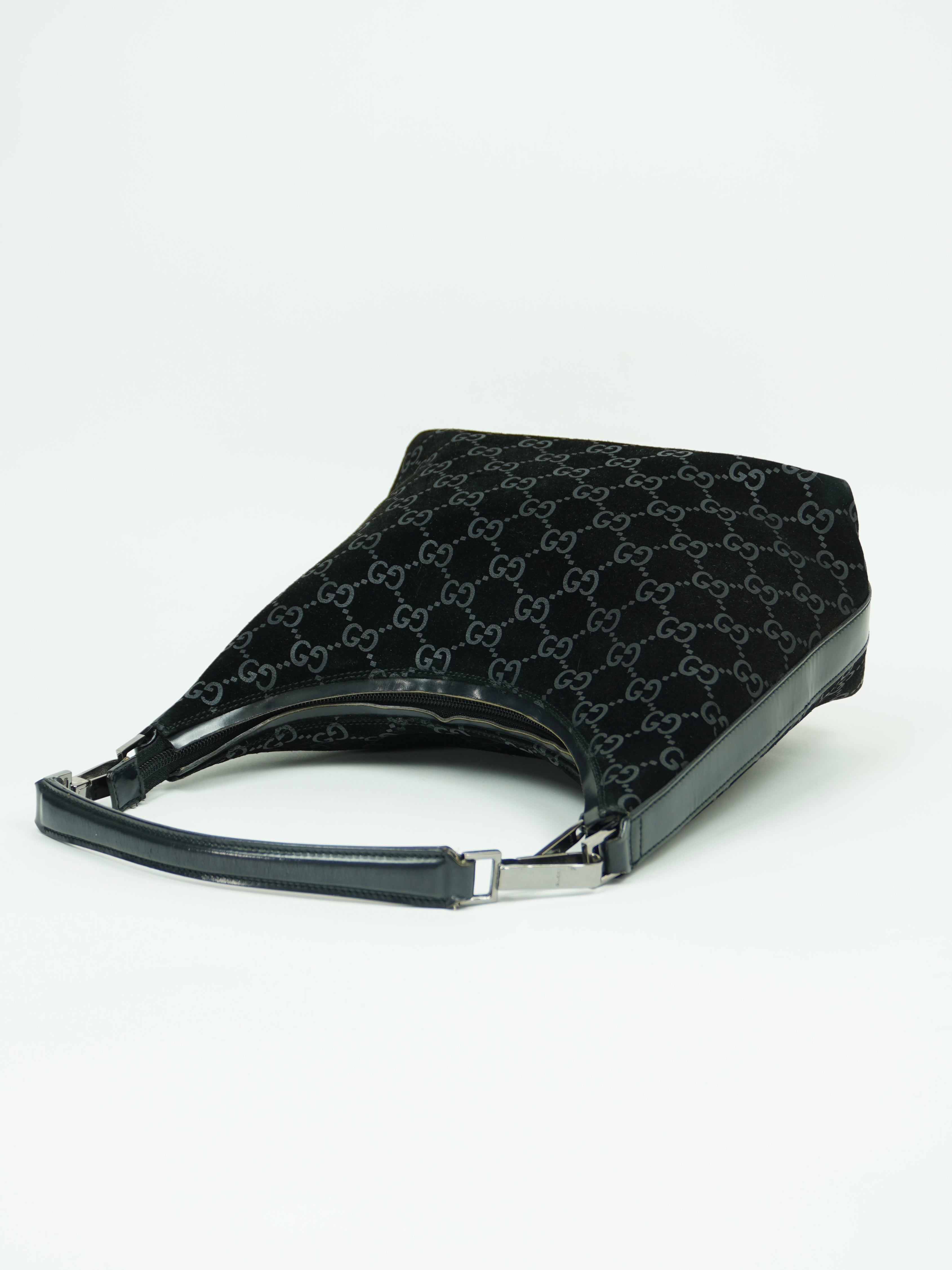 GUCCI TOM FORD SUEDE SHOULDER BAG
