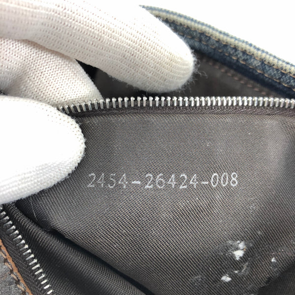 FENDI DENIM BAGUETTE BAG