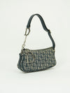 CHRISTIAN DIOR MONOGRAM BAG WITH SILVER HARDWARE