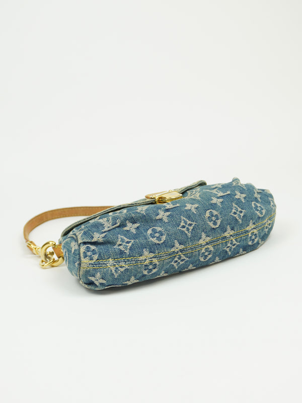 LOUIS VUITTON DENIM PLEATY BAG