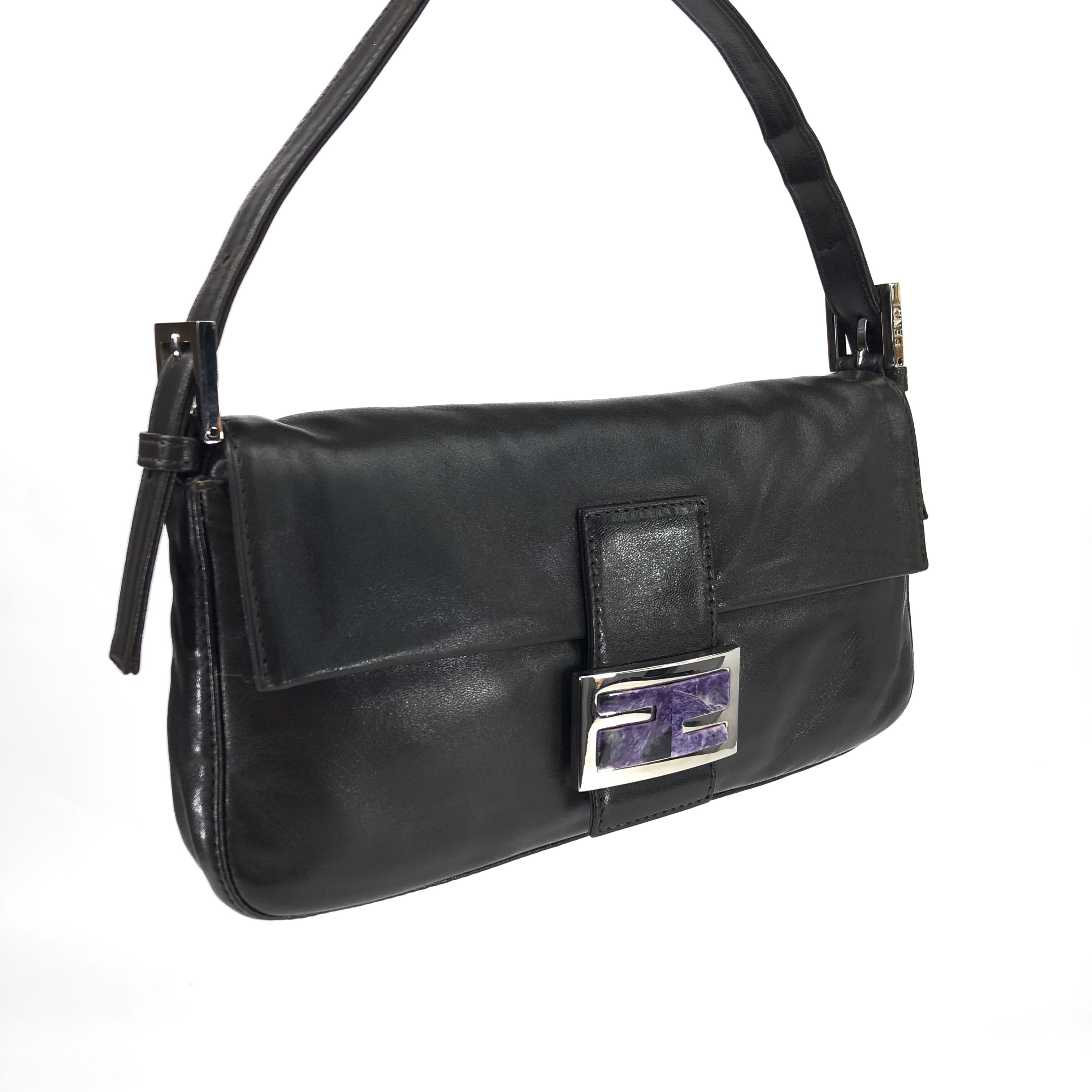 FENDI LEATHER BAGUETTE BAG