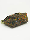 FENDI MAMA BEADED BAGUETTE WITH LIZARD TRIM