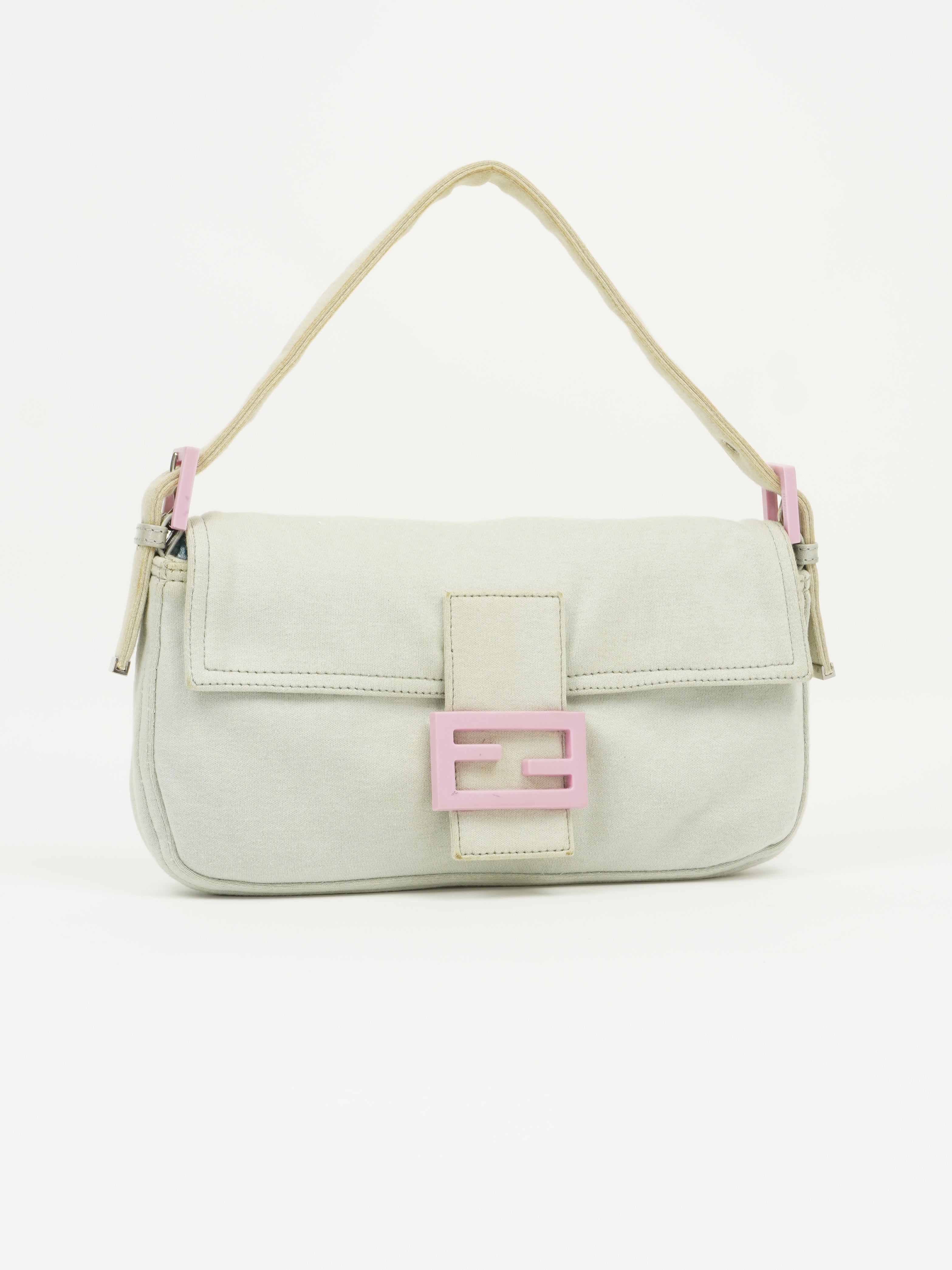 FENDI BAGUETTE WITH PINK HARDWARE