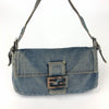 FENDI DENIM BAGUETTE BAG